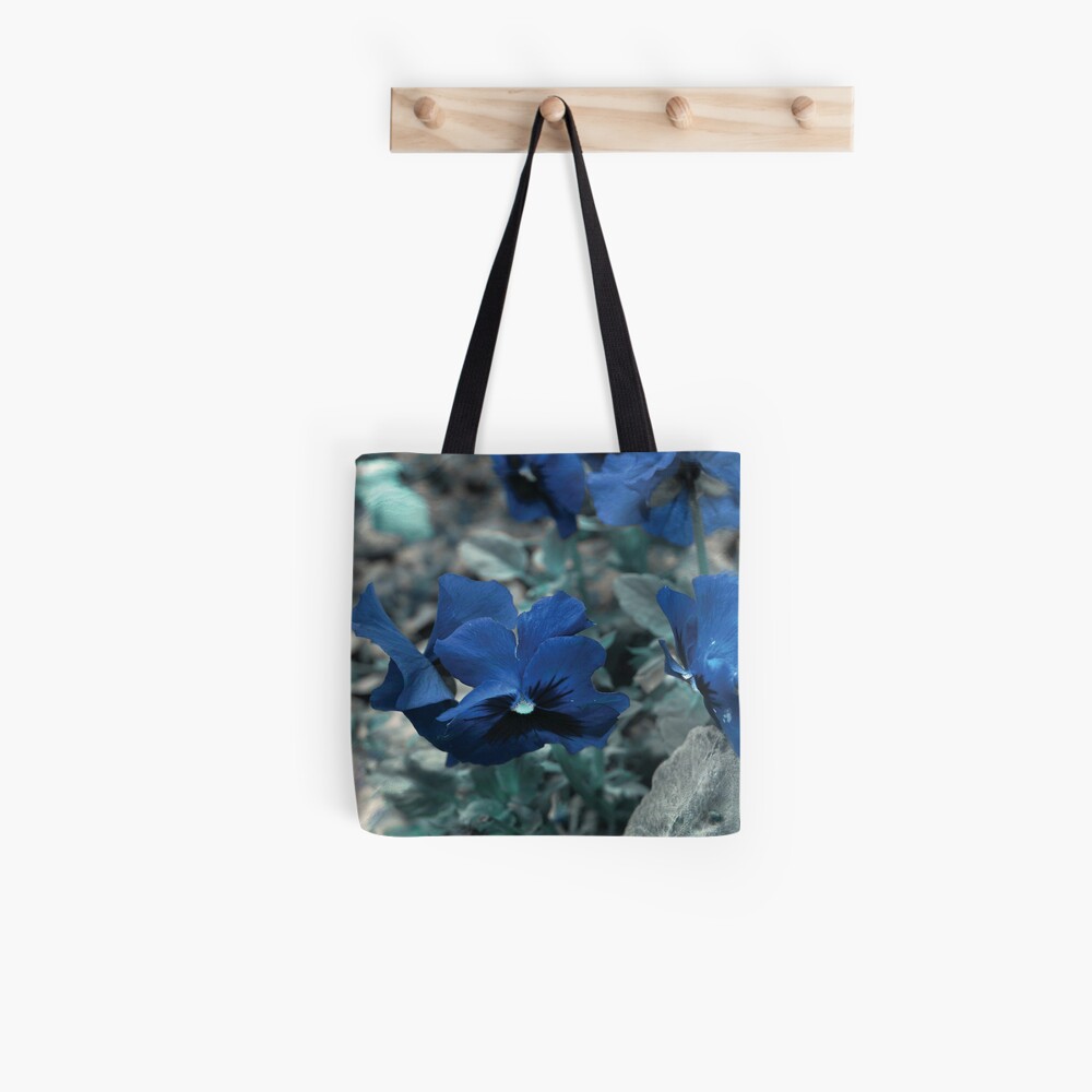 Ocean Pansies Tote Bag