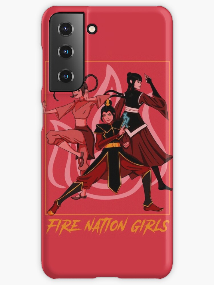 Fire Nation Girls The Girl Gang Avatar Fan Art Case Skin For Samsung Galaxy By Wicked Karen Redbubble