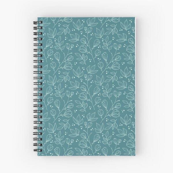 Item preview, Dark Blue Pastel Floral Pattern  designed and sold by iorozuya.