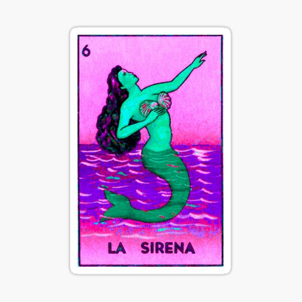 LA SIRENA LOTERIA  Greeting Card for Sale by CasaLatina