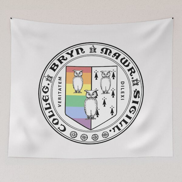 Item preview, Bryn Mawr Faded Pride Seal designed and sold by dutchesskmw.
