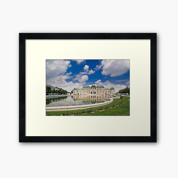 Belvedere Palace, Vienna, Austria Framed Art Print