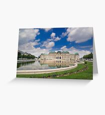 Belvedere Palace, Vienna, Austria Greeting Card