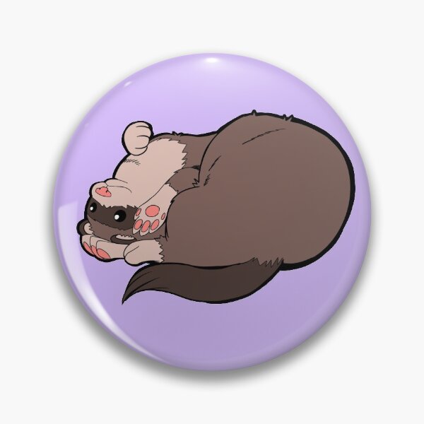 Item preview, Ferret floof designed and sold by radiantgrey.