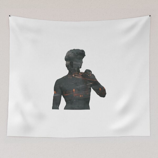 Item preview, Statue of David - Cityscape designed and sold by PlacidPower.