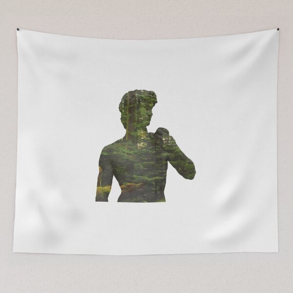 Item preview, Statue of David - Green Forest designed and sold by PlacidPower.