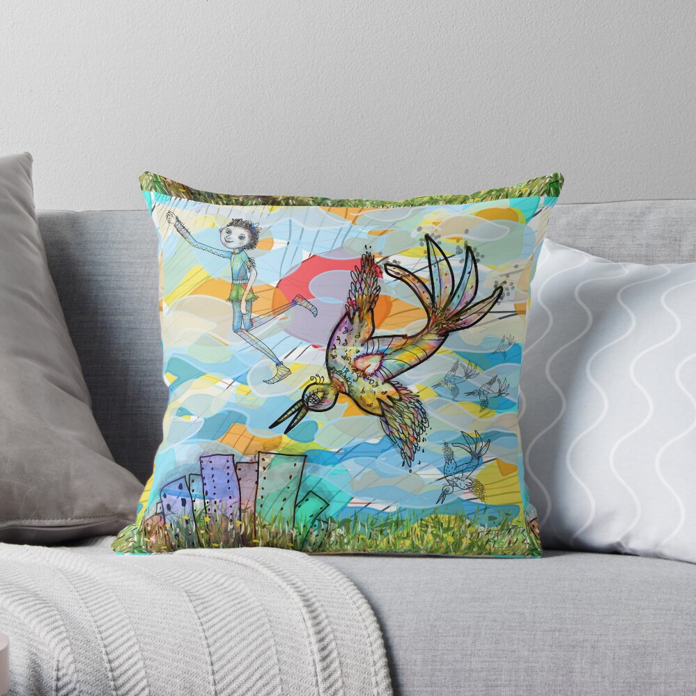 Item preview, Throw Pillow designed and sold by aremaarega.
