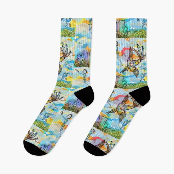 Item preview, The boy, the bird and the flying dream (I) designed and sold by Arema Arega.