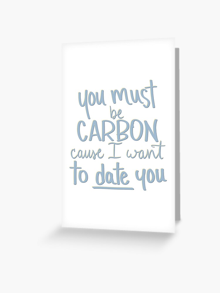 Carbon Date You Card Carbon Date You Card