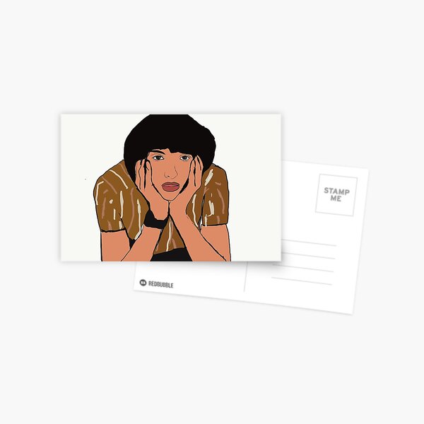 Will Byers Stranger Things Digital Portrait Postcard for Sale by NewQyu