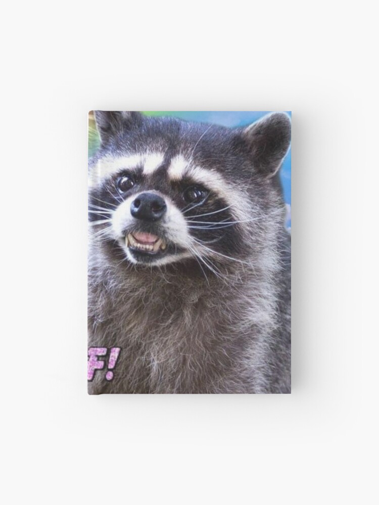 I Love Trash - Cute Funny Metal Raccoon Gift Wrapping Paper by Edu