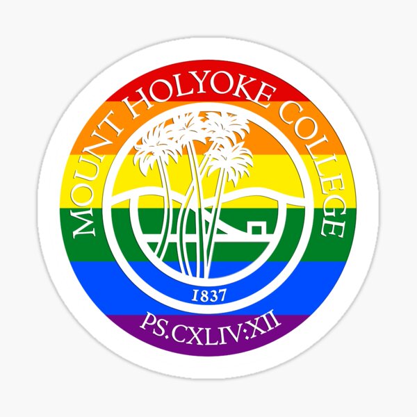 Vista previa del artículo con la obra «Mount Holyoke Pride Seal», diseñado y vendido por dutchesskmw.
