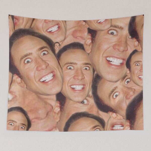 Aperçu de l'œuvre Masque Nick Cage créée et vendue par DreaK.