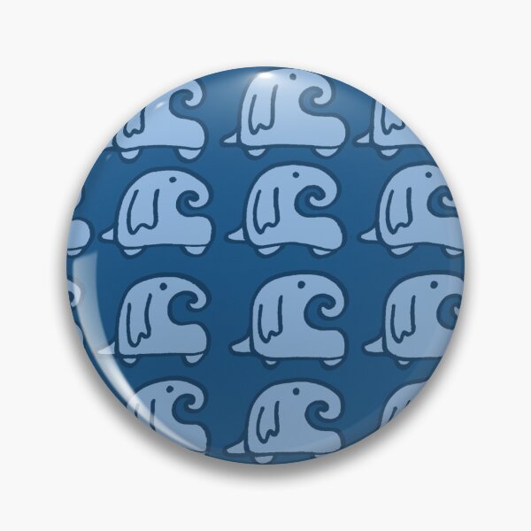 Item preview, Fun Proboscis Summer Pattern! (light blue and dark blue) designed and sold by SarinaMitchel.