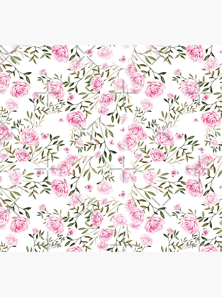 Thumbnail 5 of 5, Socks, Vintage Pink Roses designed and sold by RuthFurtado.
