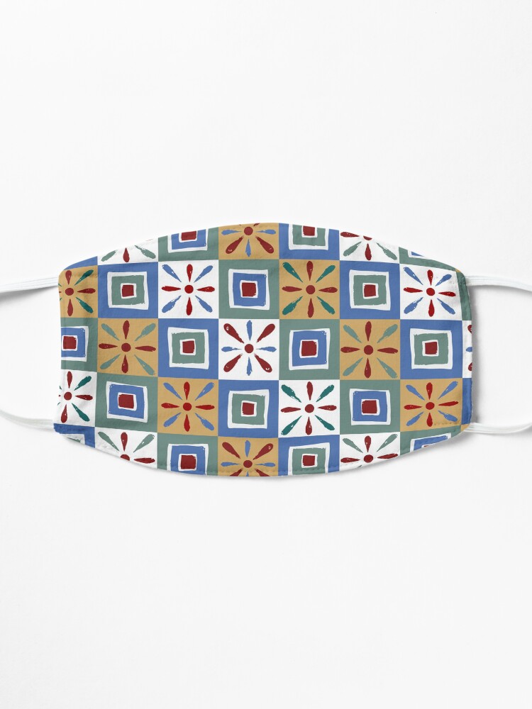 Alternate view of Ancient Egyptian Theban tomb pattern Mask