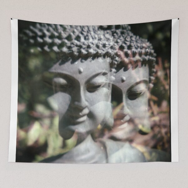 Item preview, Double Buddha Meditating Statue designed and sold by gbgvphotography.