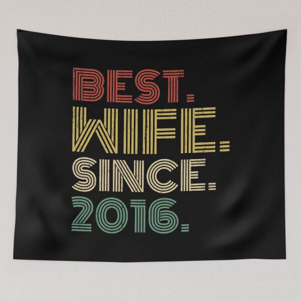 Item preview, Best Wife Since 2016 - Wedding Anniversary Gift designed and sold by nana1099.