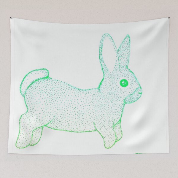 Artikelvorschau, Grüner Hase entworfen und verkauft von -Pen-sive.