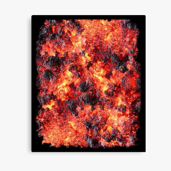Volcano - Lava - Fire - Atomic Blast - Atomic Bomb - TNT C4 Canvas Print