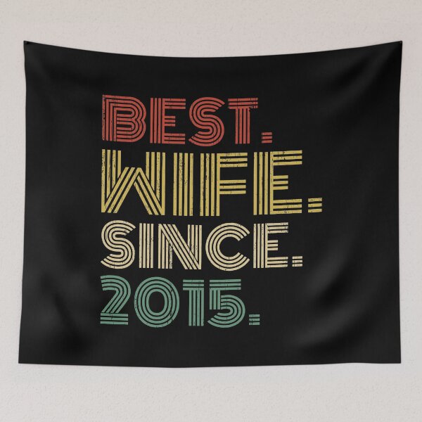 Item preview, Best Wife Since 2015 - Wedding Anniversary Gift designed and sold by nana1099.
