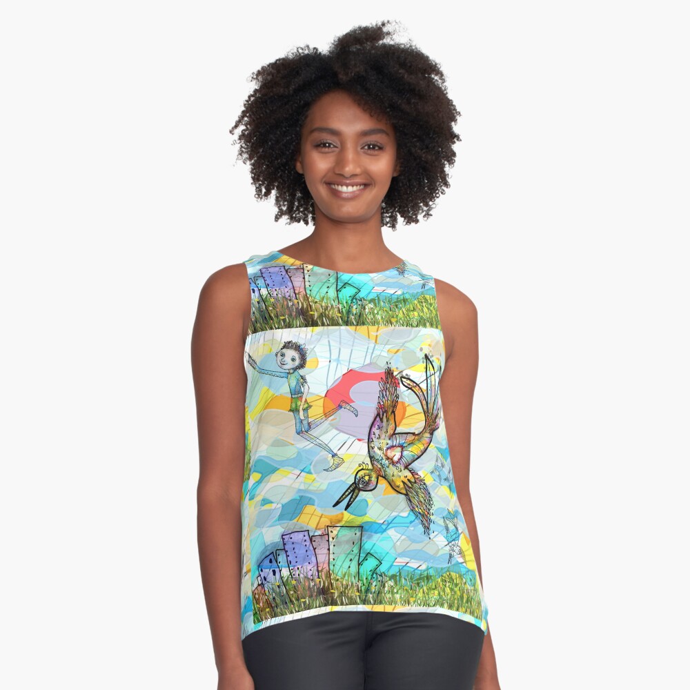 Item preview, Sleeveless Top designed and sold by aremaarega.