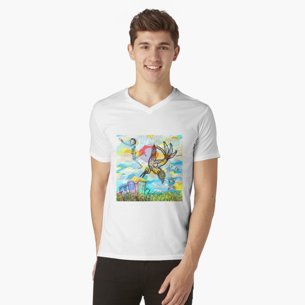 Item preview, V-Neck T-Shirt designed and sold by aremaarega.