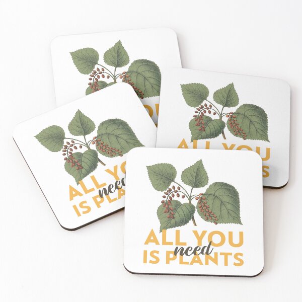 Item preview, All You Need is Plants Floral Garden Leaves designed and sold by designwaves.