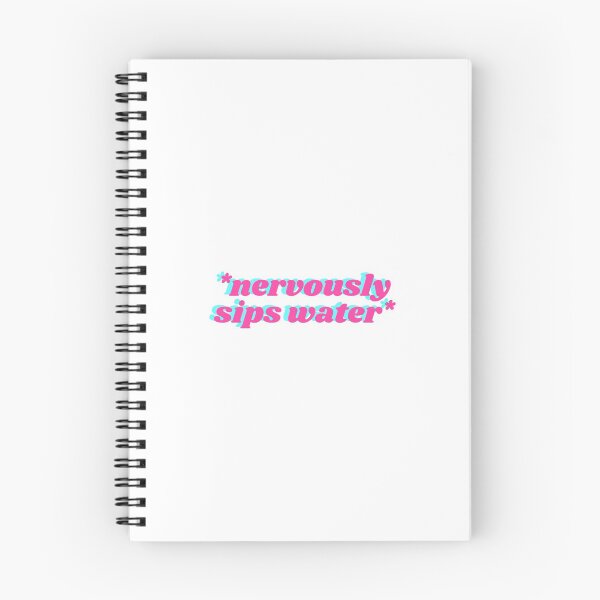 Item preview, nervously sips water anxious teen only 2 designed and sold by marcadao99.
