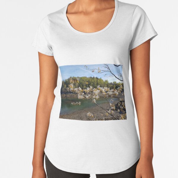 Chocolate Cove Blooms #1, New Brunswick Premium Scoop T-Shirt
