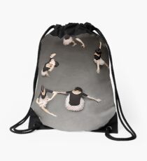ballet from above Drawstring Bag
