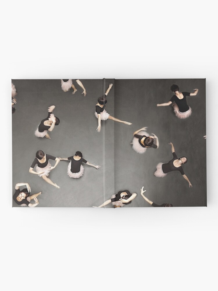Alternate view of ballet from above Hardcover Journal