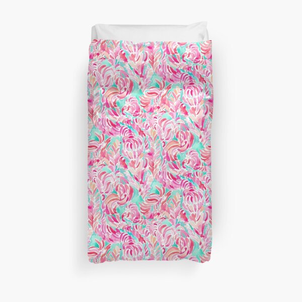 lilly pulitzer print Duvet Cover