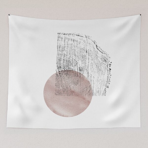 Item preview, Abstract collage, wood grain. Minimalist, contemporary style. designed and sold by PandaAvenue.