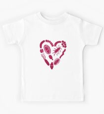 Herz der Bakterien Kinder T-Shirt
