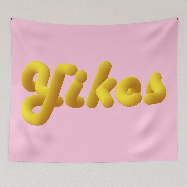 Item preview, Yikes, yellow honey text designed and sold by enriquepma.