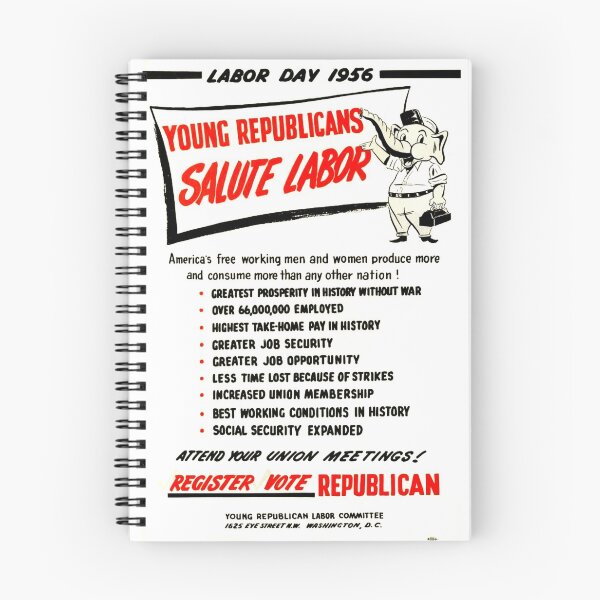 Item preview, Young Republicans Salute Labor (1956) designed and sold by Historystuff.