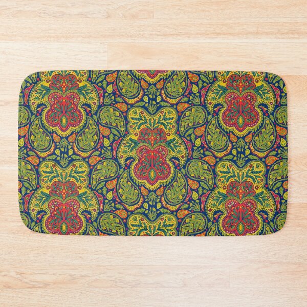 Item preview, Vibrant Paisley Pattern in Red, Yellow, Green, Pink & Blue designed and sold by somecallmebeth.