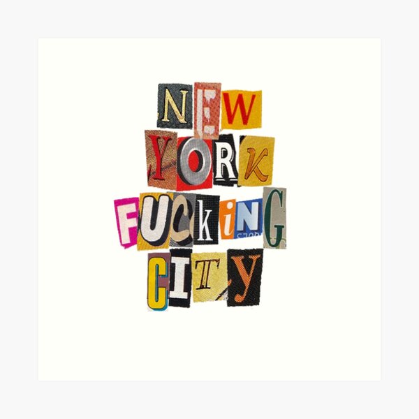 Artikel-Vorschau von New York F*cking City, designt und verkauft von dartydesigns.