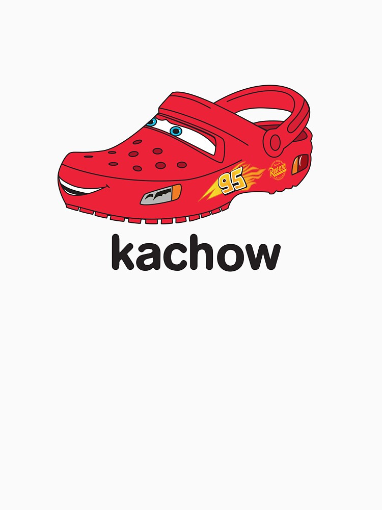 "Lightning McQueen Croc Sticker" Tshirt for Sale by Firerubyrayah