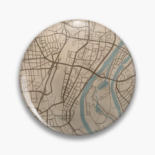 Item preview, Magdeburg Sepia Map designed and sold by CPTVDesign.