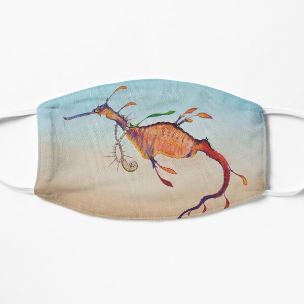 Decorated Series: Weedy Seadragon (Phylopteryx taeniolatus) Flat Mask