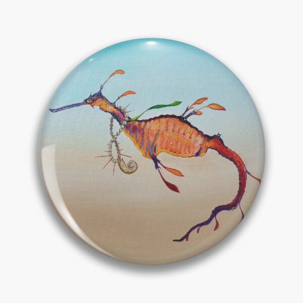 Item preview, Decorated Series: Weedy Seadragon (Phylopteryx taeniolatus) designed and sold by Jennifer Rowlands.