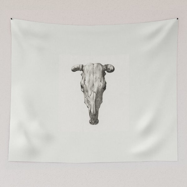 Item preview, Cow Skull Illustration designed and sold by Lemon  Merch.