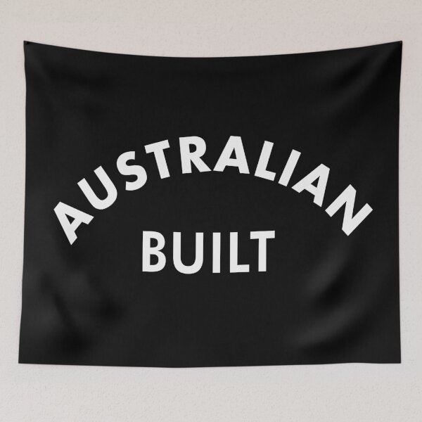Item preview, AUSTRALIAN BUILT WHITE TEXT designed and sold by aydapadi.