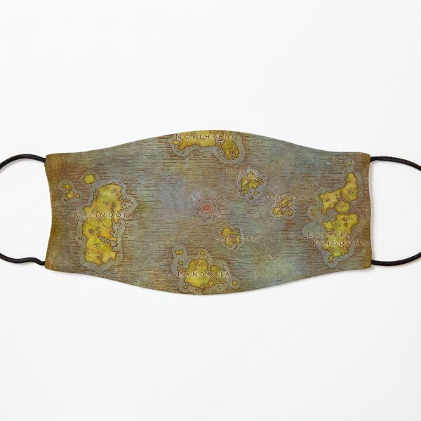 WoW Map Poster Tapestry Kids Mask