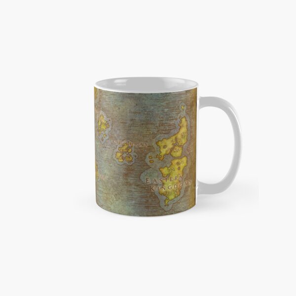 WoW Map Poster Tapestry Classic Mug