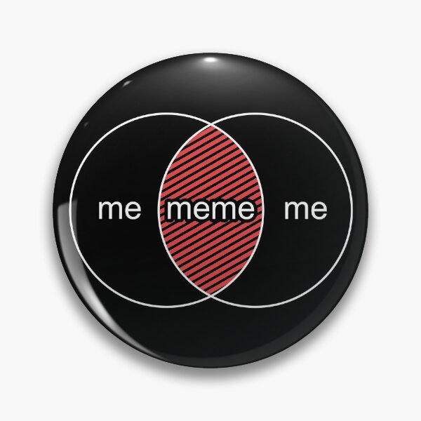 Item preview, Venn Diagram Meme Black Background designed and sold by therealsadpanda.
