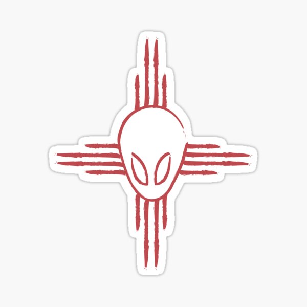 Item preview, New Mexico Alien-Zia Symbol designed and sold by LoftiJam.