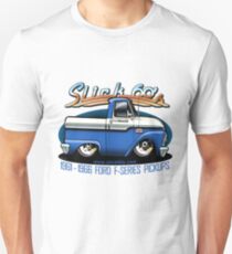 Slick 60's - Blue Slim Fit T-Shirt